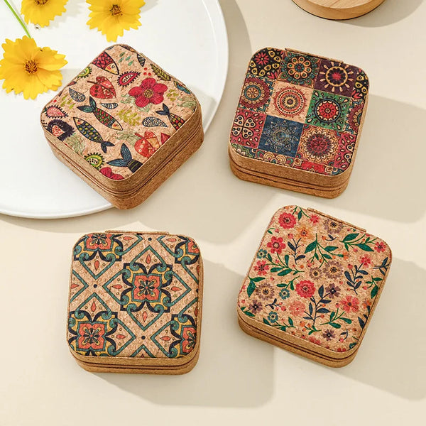 Retro Cork Jewelry Organizer