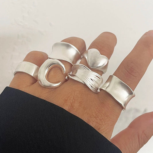 Chunky Vintage Sterling Silver Ring
