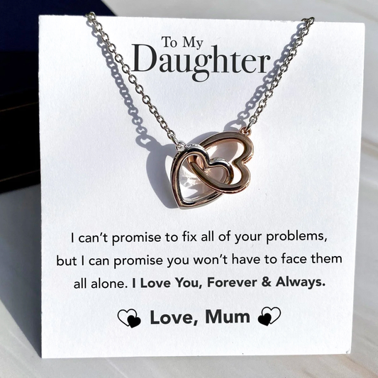 Daugther Unbreakable Bond Heart Necklace
