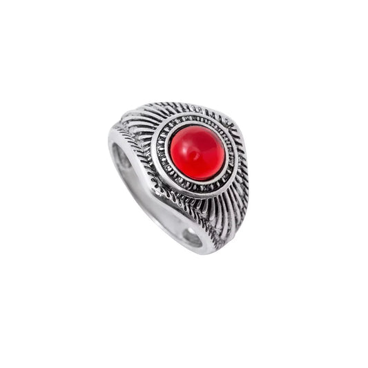 Mens ruby ring vintage