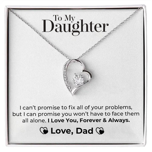 Daughter's Love Heart Necklace