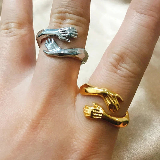 The Hug Ring - Sterling Silver